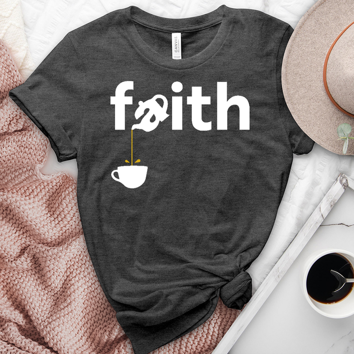 Pouring Faith Heathered Tee