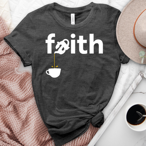 Pouring Faith Heathered Tee