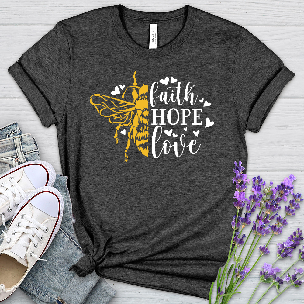 Faith Hope Love Bumble Heathered Tee