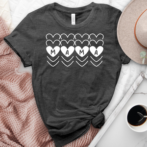 Mama Hearts Heathered Tee