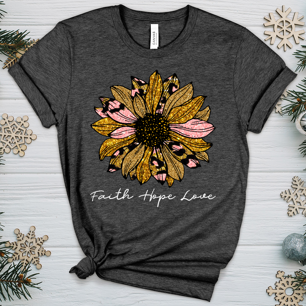 Faith Hope Love Sunflower V4