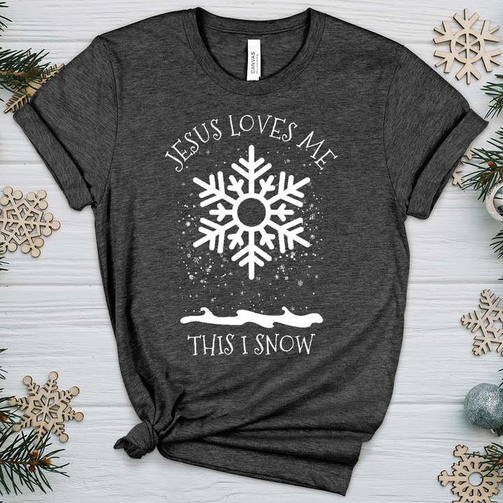 This I Snow Heathered Tee