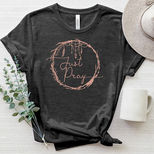 Just Pray Heathered Tee