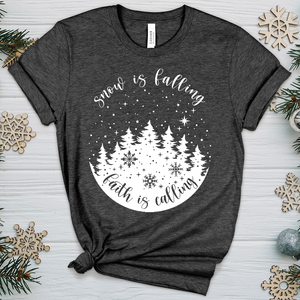 Faith Is Calling Heathered Tee