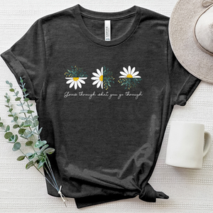 Grow Through Daisy Heathered Tee