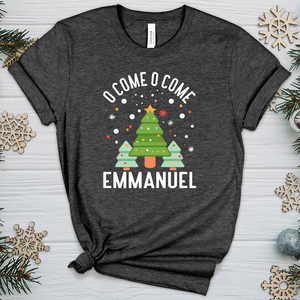 O Come o Come Emmanuel Heathered Tee