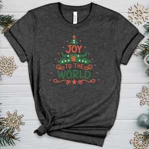 Joy to the world Heathered Tee