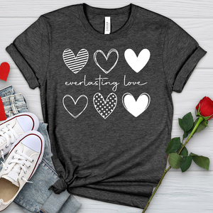 Everlasting Love Hearts Heathered Tee