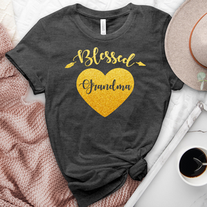 Blessed Grandma Heathered Tee