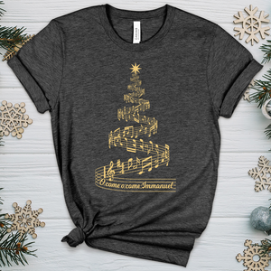 Immanuel Musical Tree Heathered Tee