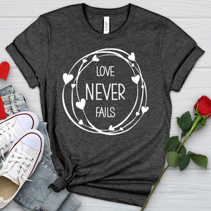 Heart Wreath Heathered Tee