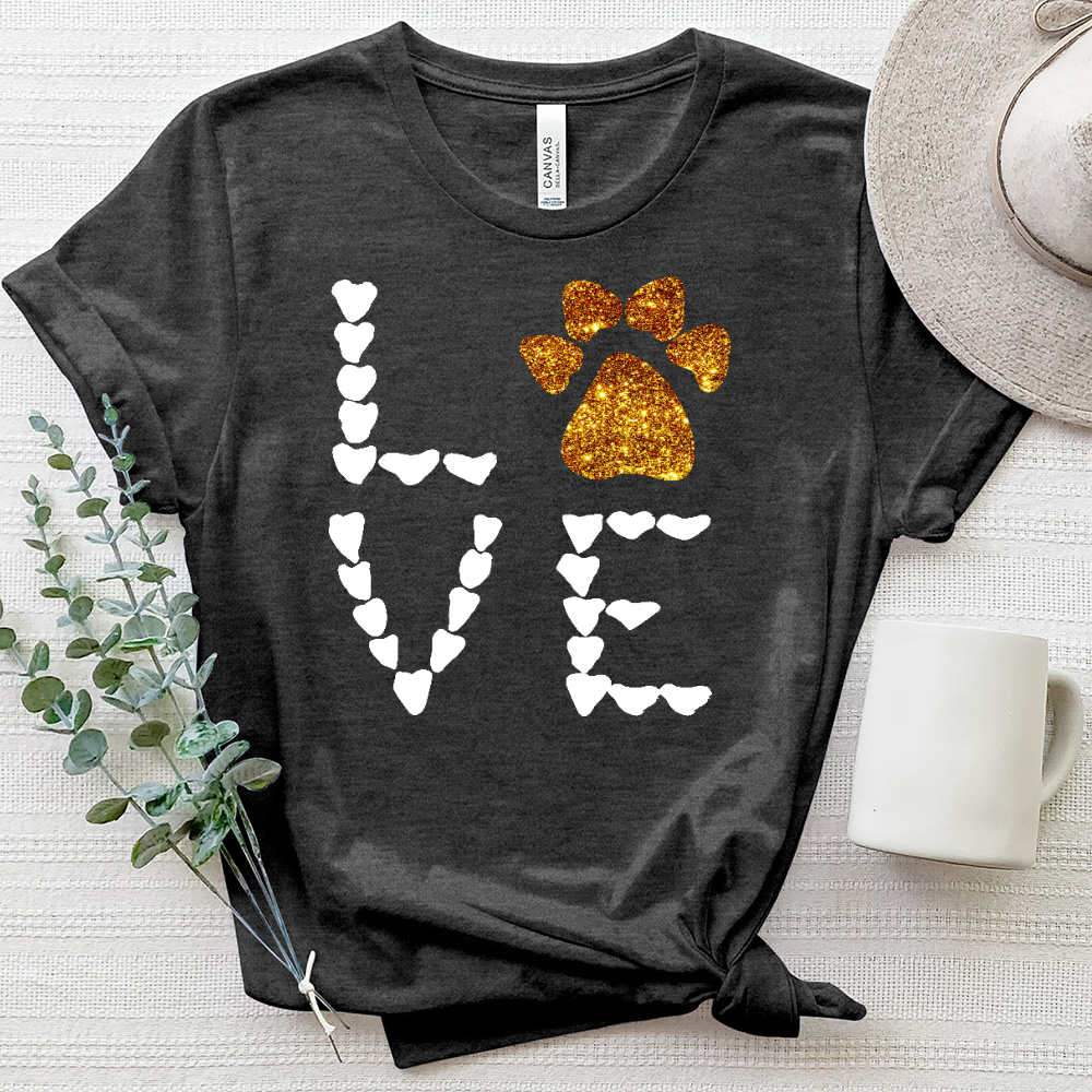 Love Hearts Heathered Tee