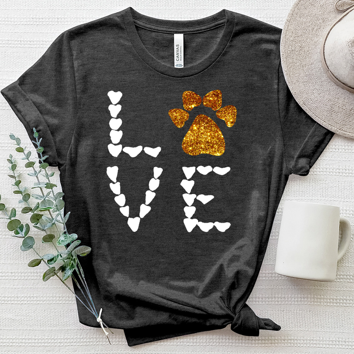 Love Hearts Heathered Tee