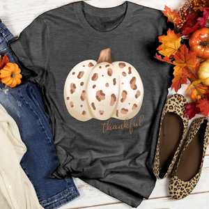 Thankful Skin Colored Pumpkin Heathered Tee