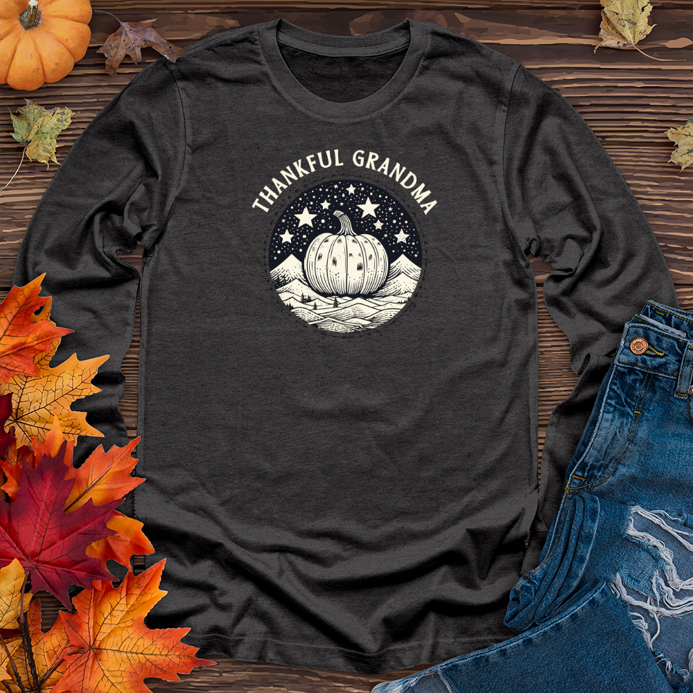 Cosmic Winter Pumpkin Long Sleeve Tee