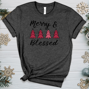 Merry and Blessed Heathered Tee