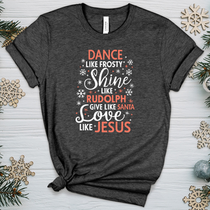 Dance Like Frosty Heathered Tee