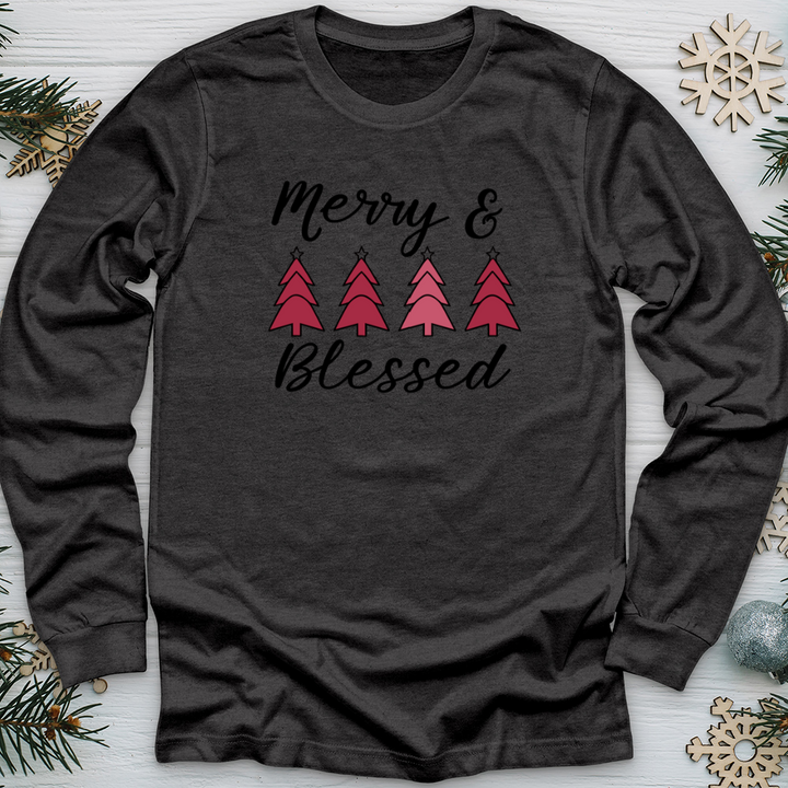Merry and Blessed Long Sleeve Tee