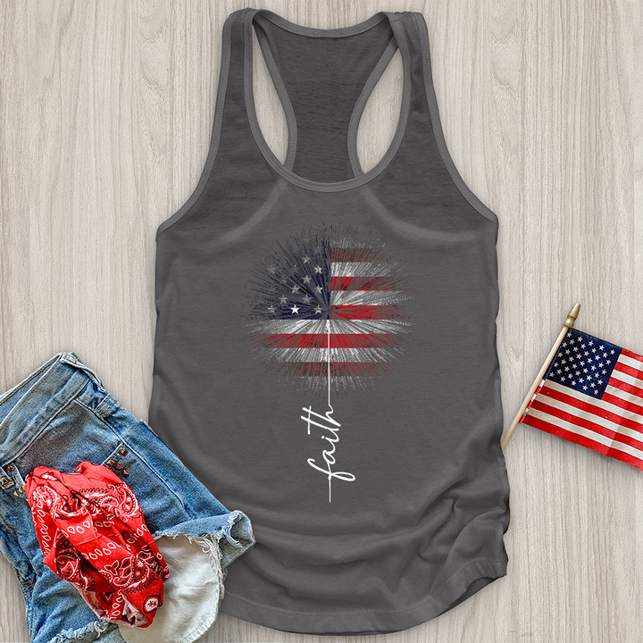 Firework Faith Flower Tank Top