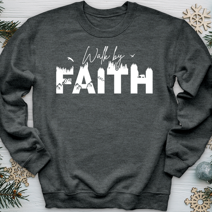 Walk by Faith Wilderness 02  Crewneck