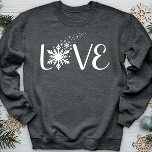 Love Snowflake Crewneck