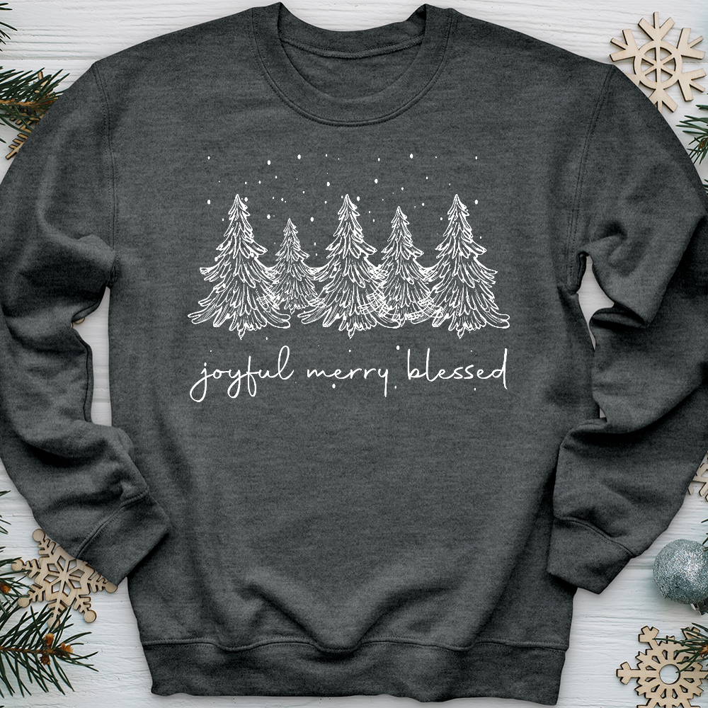 Winter Forest Snow Crewneck