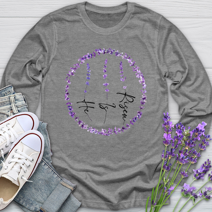 He Is Risen Long Sleeve Tee