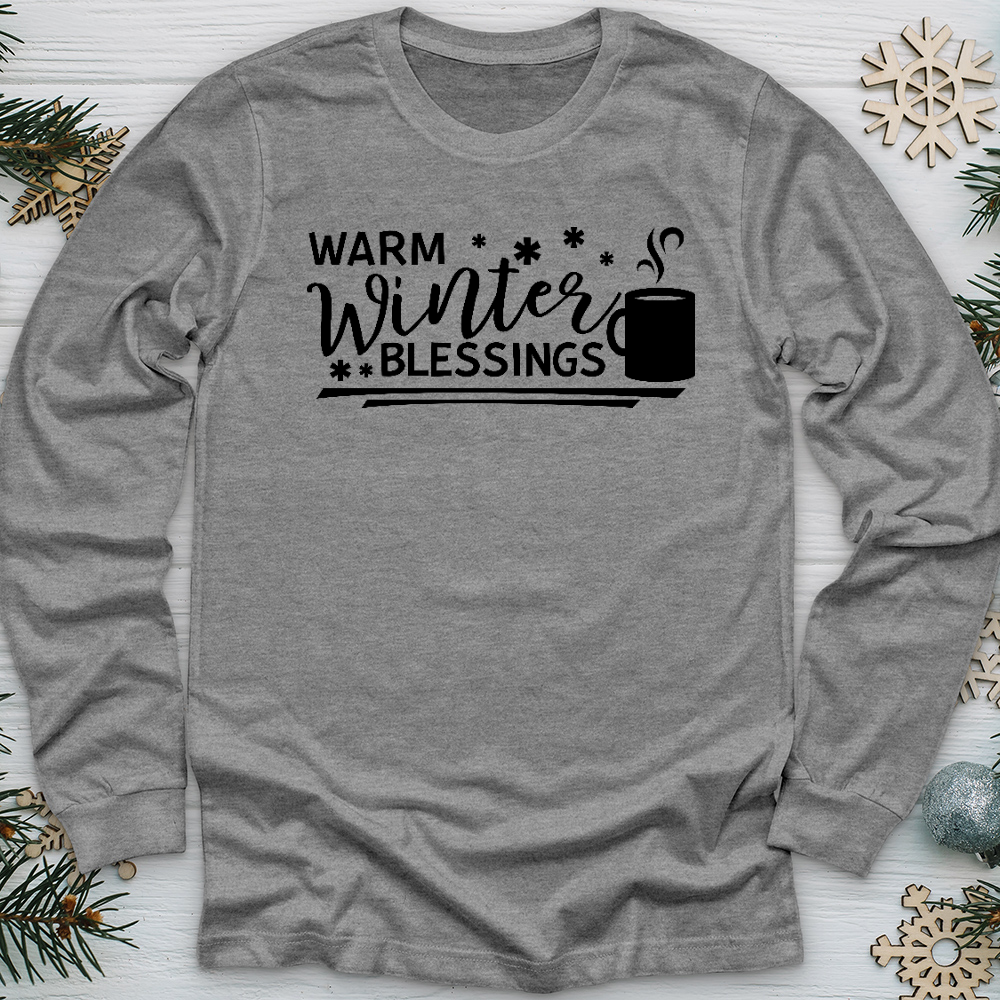 Warm Winter Blessings Long Sleeve Tee