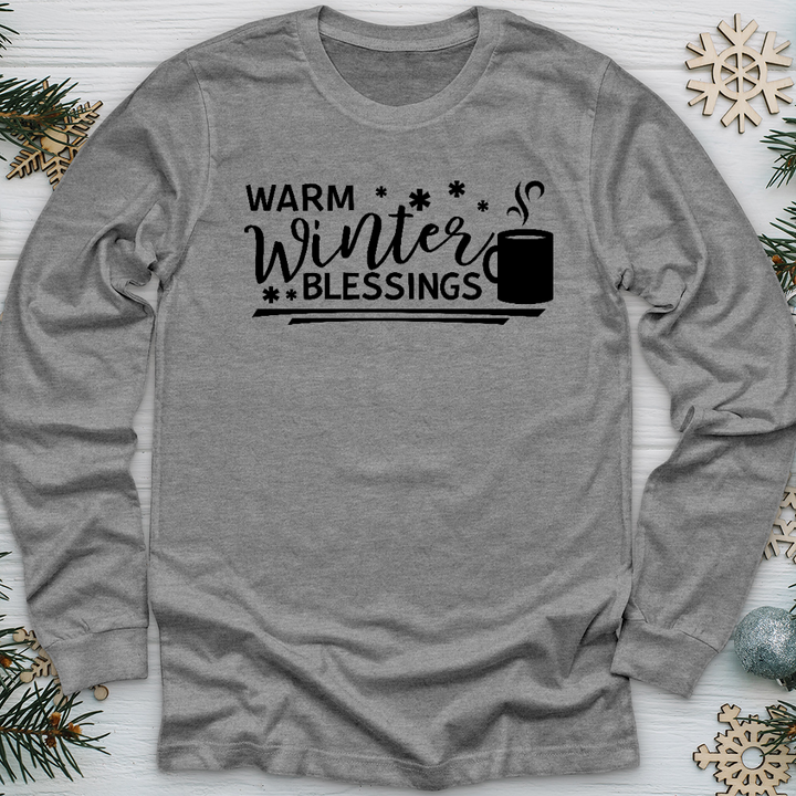 Warm Winter Blessings Long Sleeve Tee