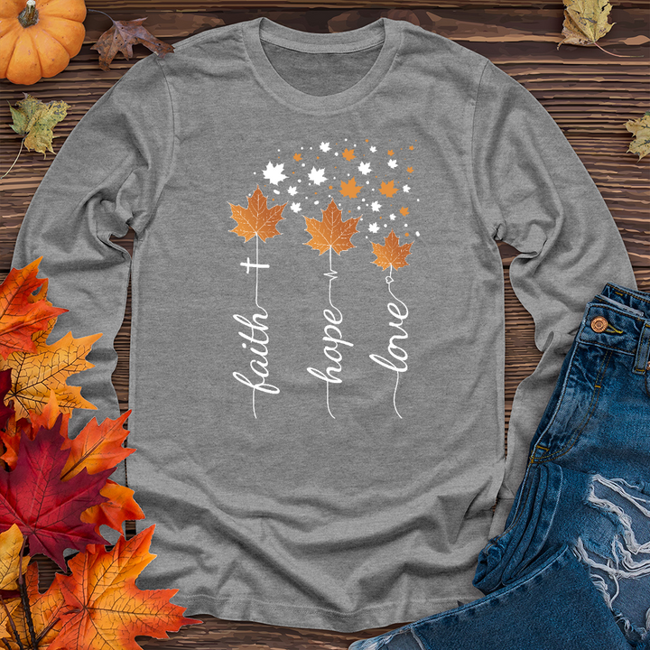 TGB Floating Leaves Long Sleeve Tee