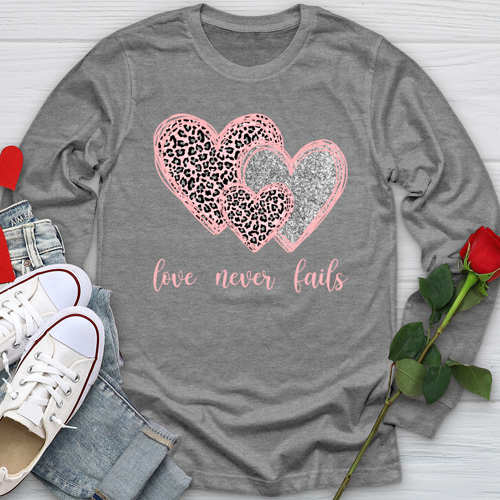 Love Never Fails Long Sleeve Tee