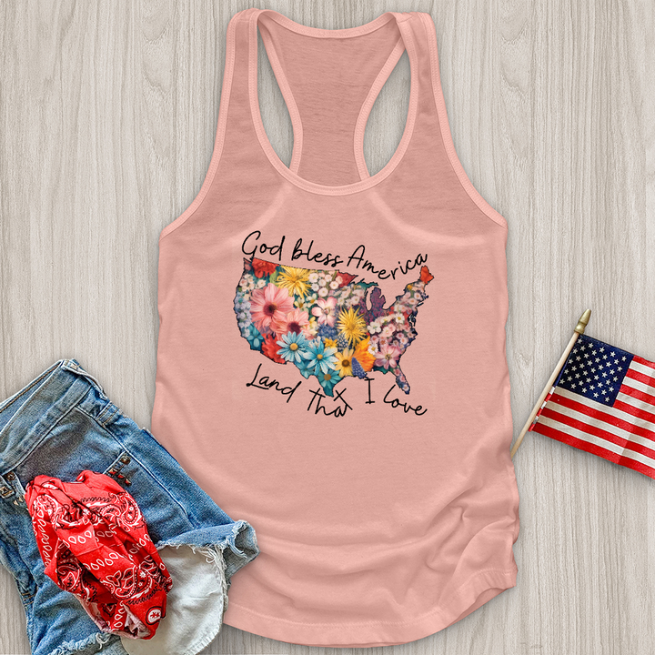 Flower Country Tank Top