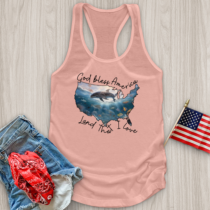 Ocean With Animals in It 2 Tank Top