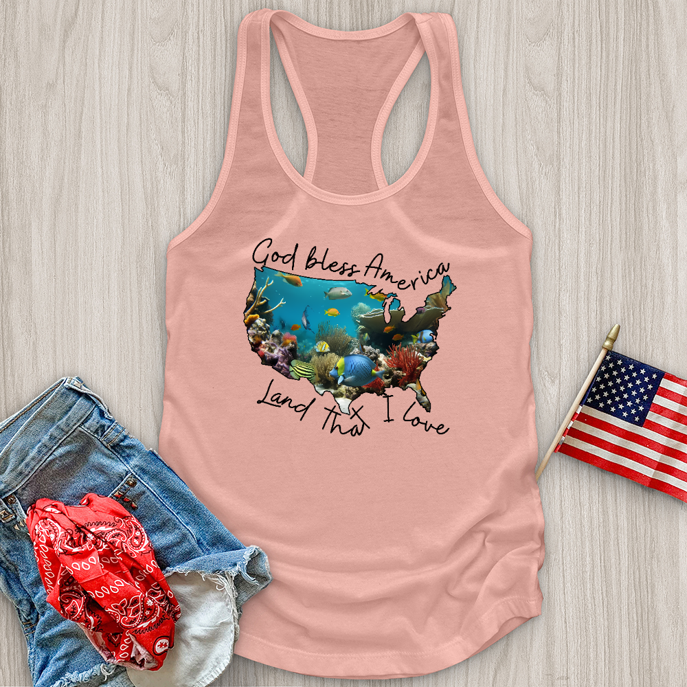 Ocean With Animals in It Tank Top