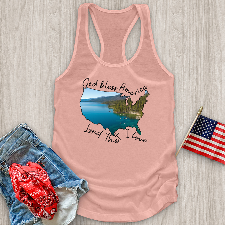 Lake With Boats on It Tank Top