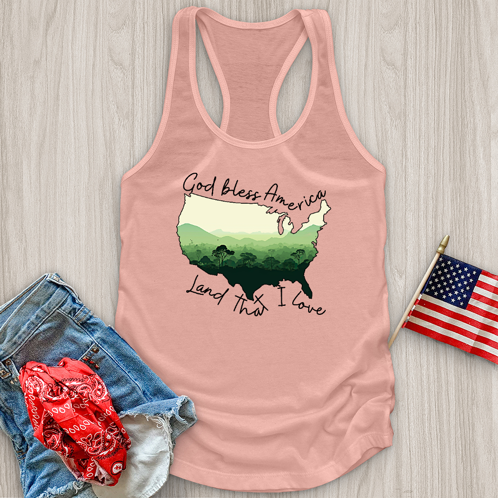 God Bless Rainforest Variation Tank Top