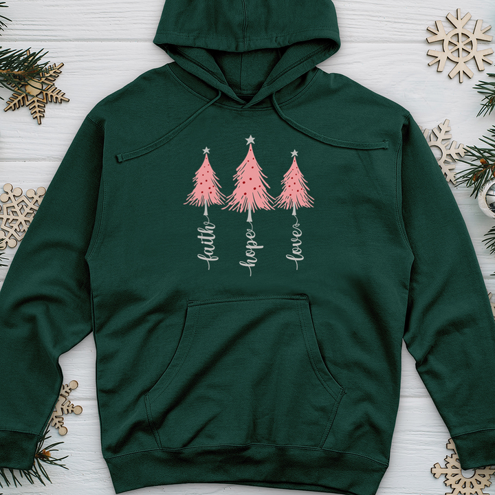 Faith Hope Love Midweight Hooded Sweatshirt