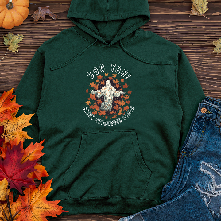 Boo Yah Jesus Conquered Midweight Hoodie