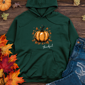 Sparkling Thankful Pumpkin Midweight Hoodie