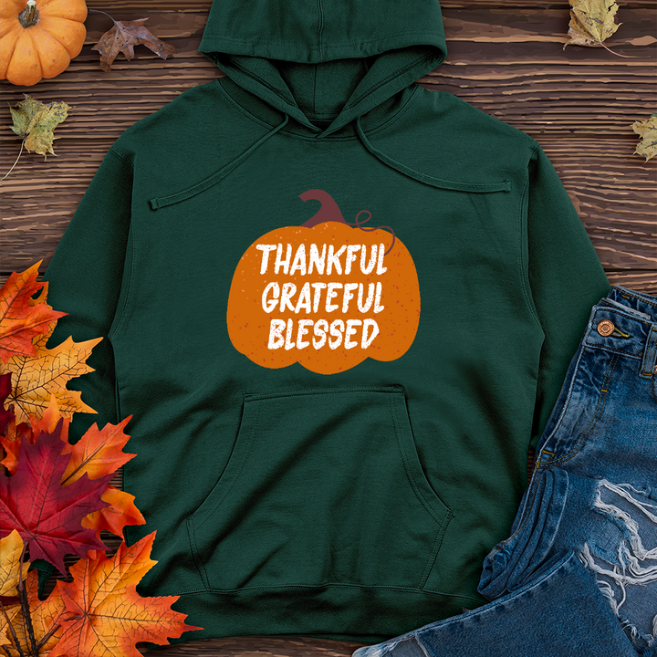 TGB Autumn Pumpkin Scene   Midweight Hoodie