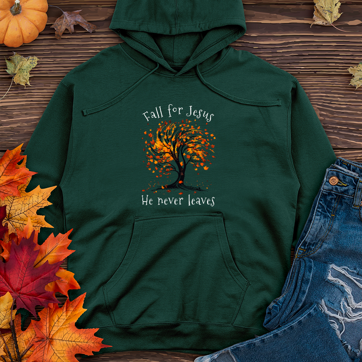 Fall For Jesus Swirl Midweight Hoodie