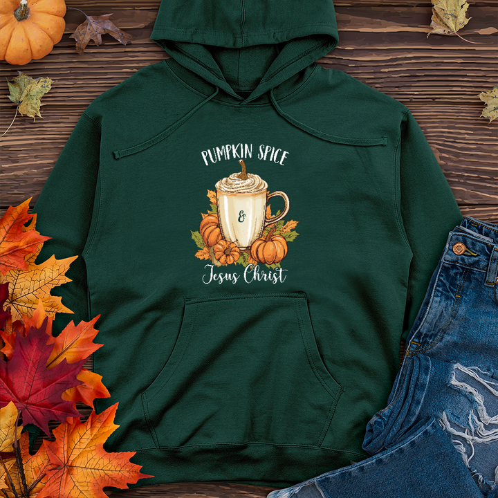 Autumn Latte Pumpkin Midweight Hoodie
