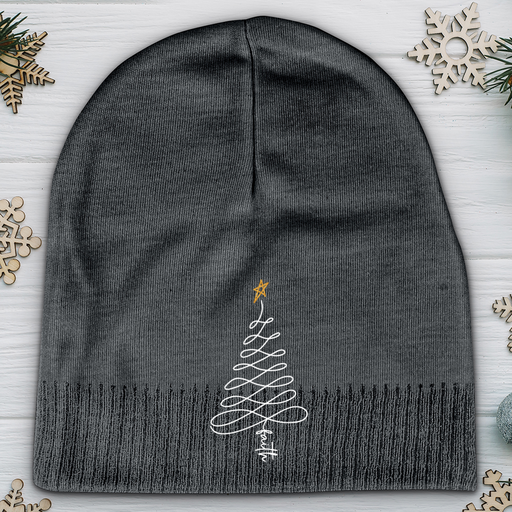 Infinity Faith Tree Cotton Beanie