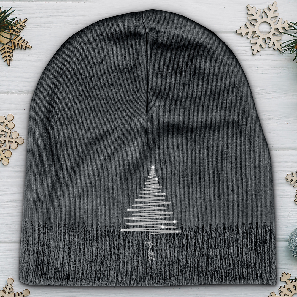 Sparkling Faith Tree Cotton Beanie