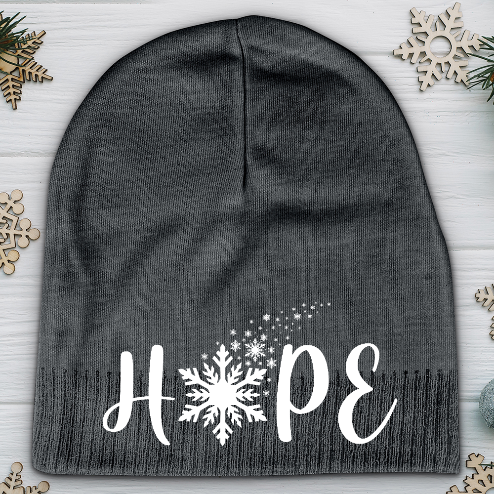 Hope Snowflake Cotton Beanie