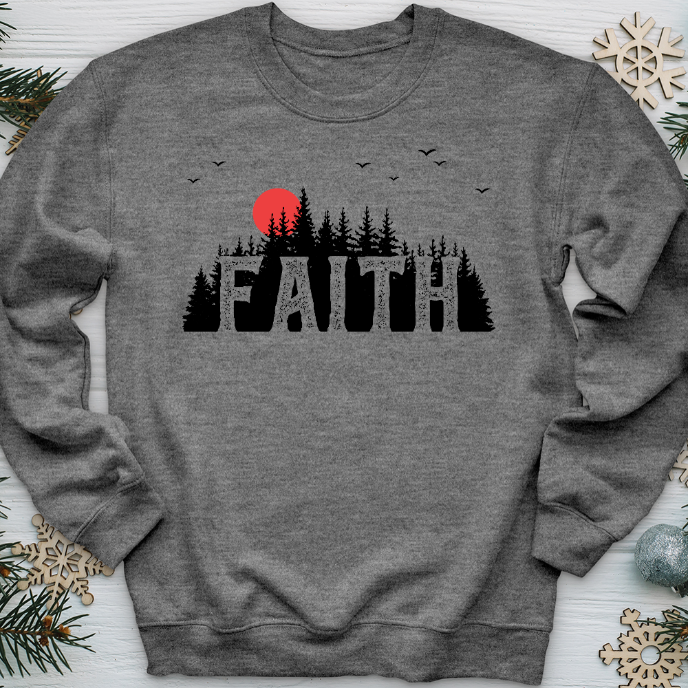 Faith Evergreens Crewneck