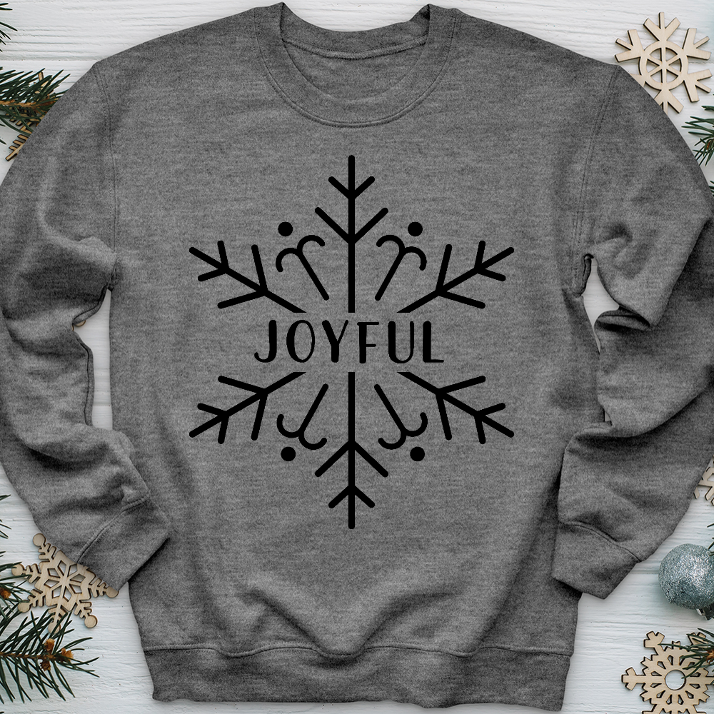 Joyful Snowflake Crewneck