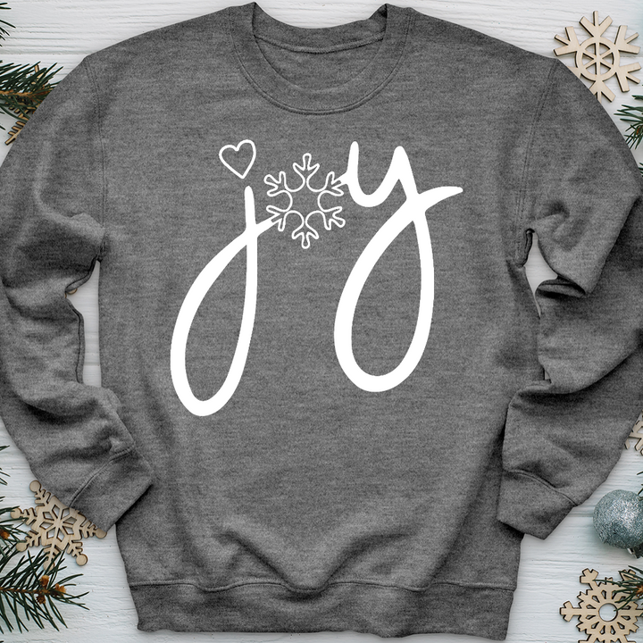 Joy Snowflake 01  Crewneck