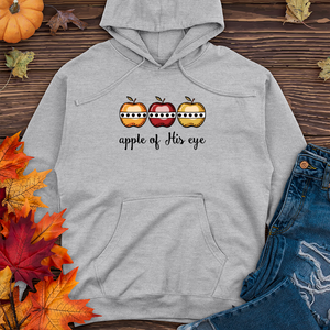 Retro Apple Cider Argyle Trio Midweight Hooded Sweatshirt