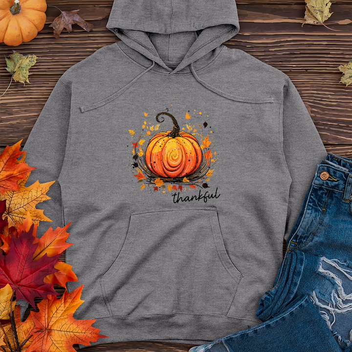 Thankful Pumpkin Swirl Midweight Hoodie